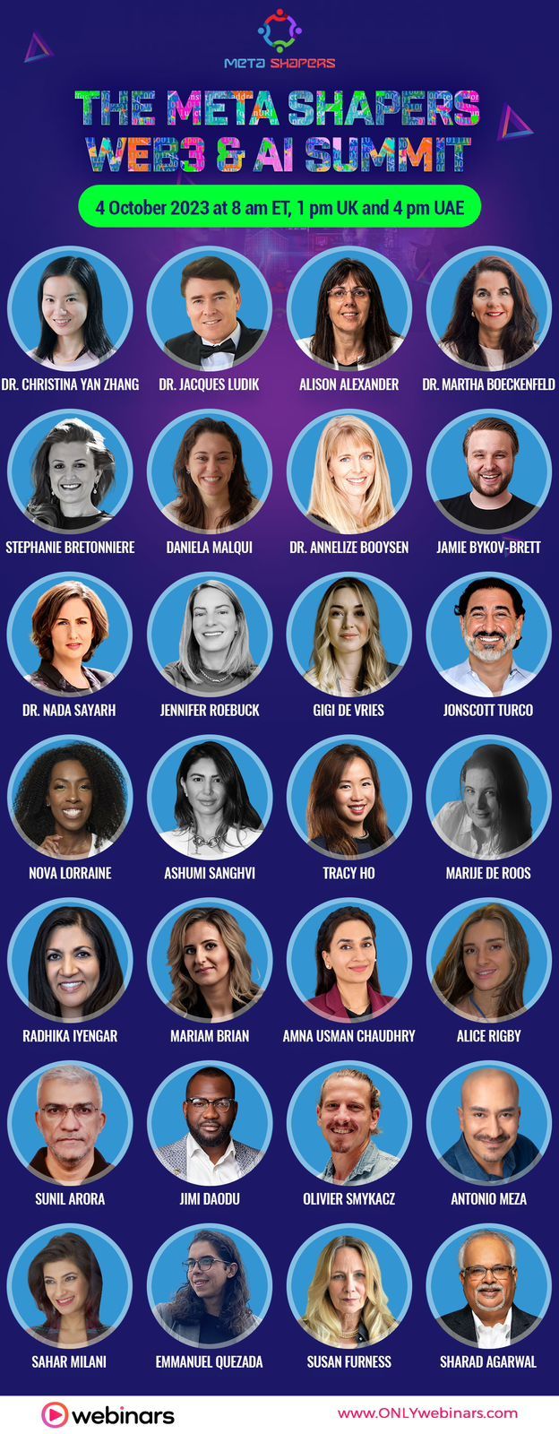 Meta Jocque The Meta Shapers Web3 & AI Summit – 4 October 2023 – Jacques Ludik